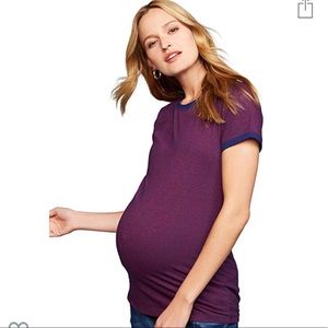 A Pea in the Pod cap sleeve maternity top